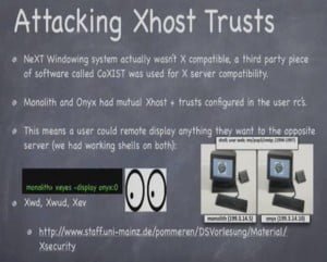 Attacking Xhost trusts