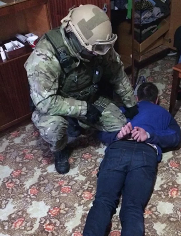 Avalanche ring leader arrested, photo courtesy of the Cyber Police of Ukraine