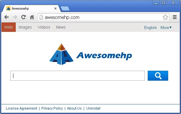 Awesomehp homepage screenshot