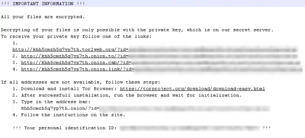 Restoration steps explained in recover.txt document