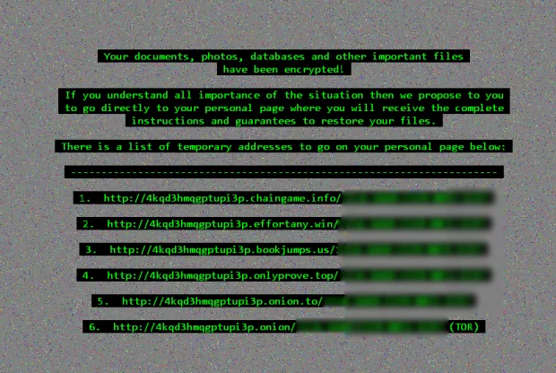 Cerber2 ransomware alert shows up right on the desktop Cerber2 ransomware alert shows up right on the desktop