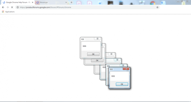 Chrome 1111 error virus diminishing user experience