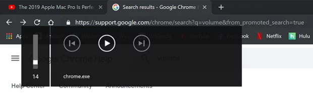 The annoying chrome.exe volume popup in Google Chrome