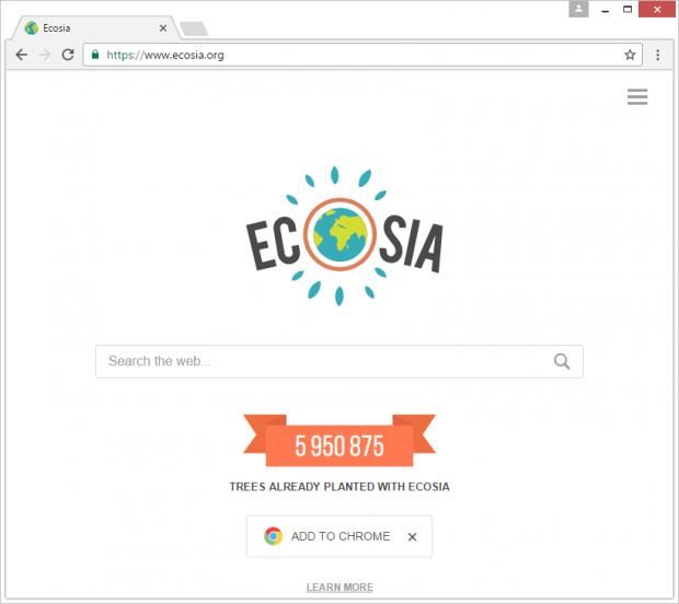 add ecosia to chrome