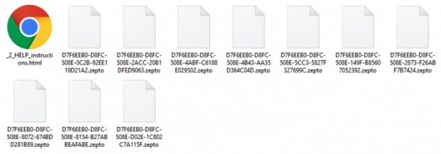 Encrypted .zepto files with _HELP_instructions.html in the folder