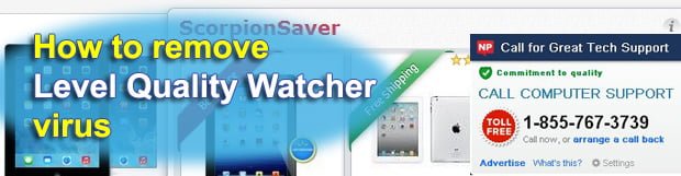 How to remove Level Quality Watcher virus