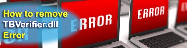 Remove TBVerifier.dll error at computer startup