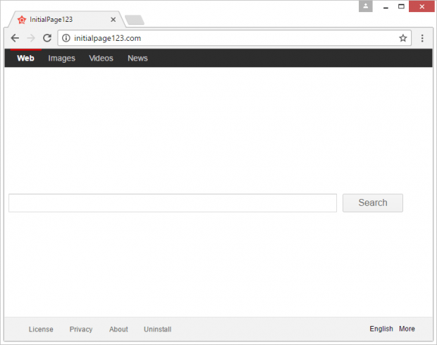 Initialpage123.com hijacker takes over web browsers on target PC