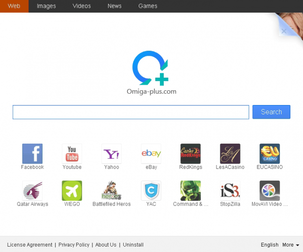 isearch.omiga-plus.com screenshot