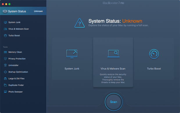 MacBooster System Status