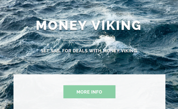 The laconic site for Money Viking