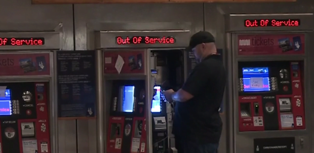 SFMTA (Muni) ticket kiosks are out of service