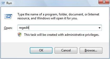 Access Registry Editor
