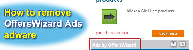 Remove Ads by OffersWizard in Chrome, Firefox and Internet Explorer