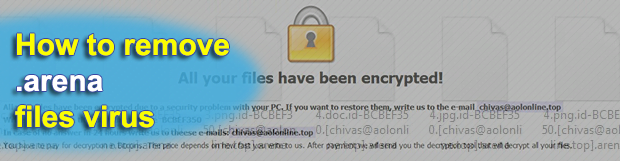 Decrypt .arena files virus and remove Arena ransomware