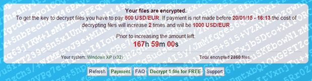 Remove CryptoWall 3.0 ransomware: CryptoWall 3.0 removal and decrypter