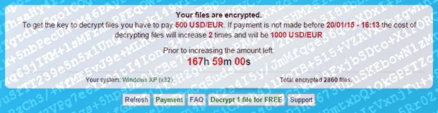 Remove CryptoWall 3.0 ransomware: CryptoWall 3.0 removal and decrypter