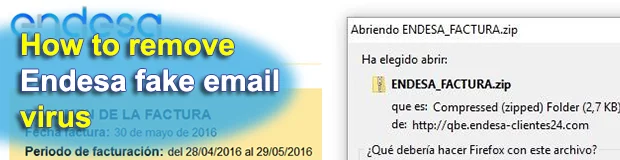 Endesa fake virus emails spread Cryptolocker/Locky ransomware
