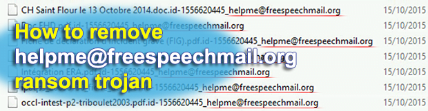 Remove helpme@freespeechmail.org ransom trojan and decrypt .fff files