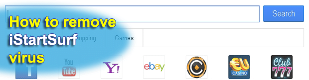 Remove iStartSurf virus. iStartSurf.com removal for Chrome, Firefox, IE