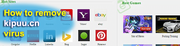 Remove kipuu.cn virus redirect in Chrome, Firefox and IE