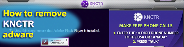 How to uninstall KNCTR program from Windows computer