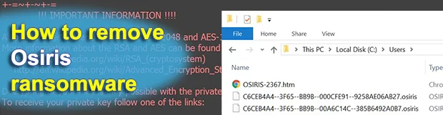 Osiris ransomware: decrypt and remove .osiris file virus