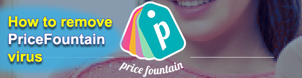 PriceFountain ads virus removal in Chrome, Firefox and IE