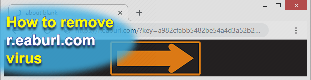 Remove r.eaburl.com url phishing virus