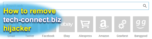 Remove tech-connect.biz redirect virus in Chrome, Firefox and IE