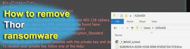 Thor file: restore encrypted .thor extension files
