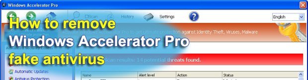 Remove Windows Accelerator Pro fake antivirus