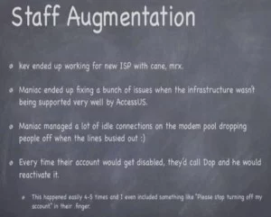 Staff augmentation