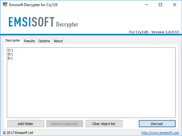 Start data decryption Start data decryption