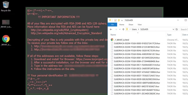 Thor ransomware attack afoot Thor ransomware attack afoot