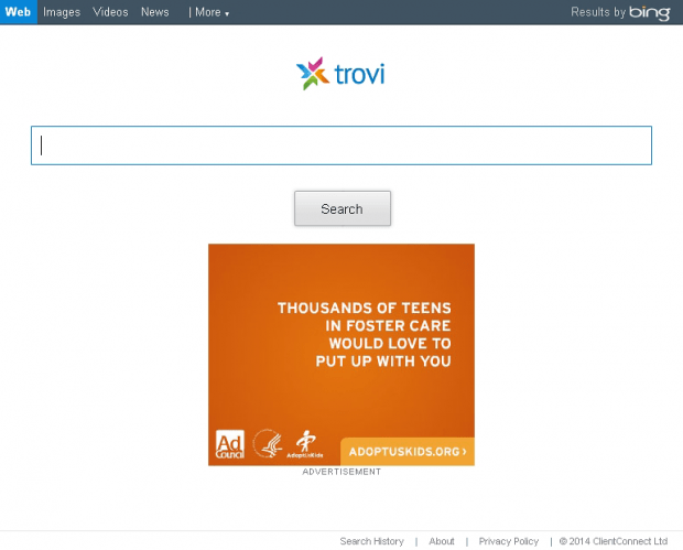 Trovi.com screenshot