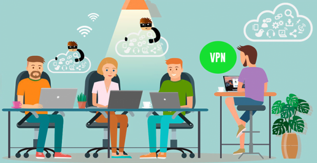 People use VPN services when going online from public networks, thereby creating an extra layer of protection
