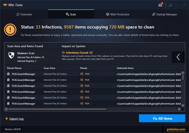 Win Tonic GUI Win Tonic GUI